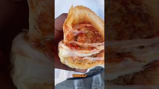 This MEATBALL SUB took me by surprise 😳🔥 shorts foodie mukbang [upl. by Dyan794]