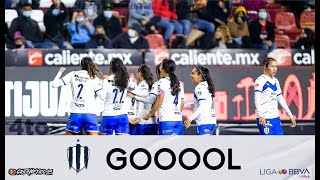 Gol de D Monsiváis  Tijuana 1  1 Rayadas  LigaBBVAMXFemenil  GritaMéxicoA21 4tosdeFinal [upl. by Arraet]