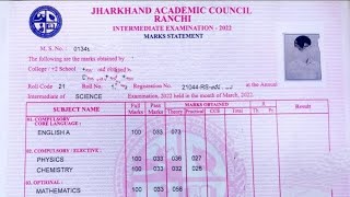 Jharkhand Marksheet DetailsCertificate No Serial NoMarksheet NoRoll NoRoll Code [upl. by Phonsa]