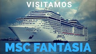 Visitamos el interior del crucero MSC Fantasía en el puerto de Alicante [upl. by Zoarah747]