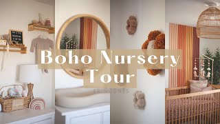 BABY GIRL NEUTRAL BOHO NURSERY TOUR [upl. by Mackie]