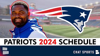 New England Patriots 2024 NFL Schedule Opponents And Instant Analysis [upl. by Suki]