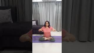 Breathing exercises 3 Intercostal pranayambreathingexercises yogaforbeginners [upl. by Jankey]