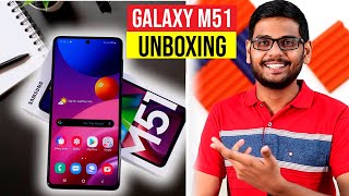 Samsung Galaxy M51 Unboxing amp Quick Review  SD 730G  sAMOLED Plus  7000 mAh Battery [upl. by Sonni719]