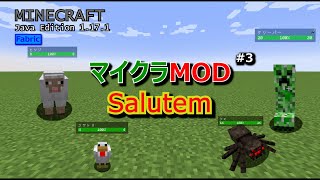 【マイクラMOD 3】MOBの体力値が表示されるMOD 1171 [upl. by Animahs]