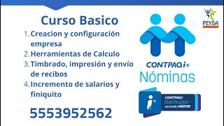 Curso Basico Contpaq i Nominas [upl. by Erodeht737]