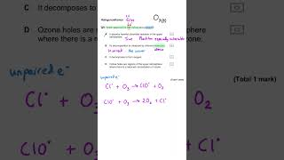 Ozone  Halogenoalkanes  MCQ [upl. by Hajidak182]