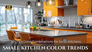 Kitchen Color Trends Creative Kitchen Design Color Combinations for Small Kitchens with Big Impact [upl. by Lime]