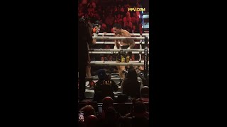 Berlanga delivers a sharp left when Canelo dropped his guard in RD 10 [upl. by Cartie]