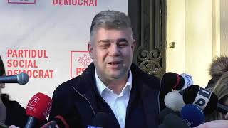 declaratie Marcel Ciolacuanunț despre demisia de la șefia PSD [upl. by Eniarol553]