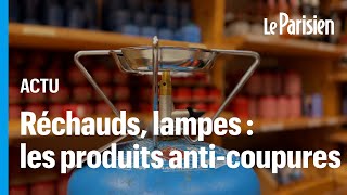 Réchauds lampes des Parisiens séquipent comme au camping par crainte des coupures [upl. by Etnoel]