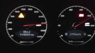 SL55 v max 0300 acceleration 197000km [upl. by Samaj936]