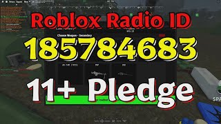 Pledge Roblox Radio CodesIDs [upl. by Inobe]