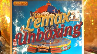 LEMAX Unboxing  Desempaquetado THE SPIN OUT 2024 lemax decoração christmas navidad village [upl. by Esdnil310]