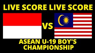 🔴 LIVE SCORE  INDONESIA VS MALAYSIA  AFF U19 2024 [upl. by Onitsoga]