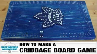 How To Make A Cribbage Board Game [upl. by Napas]