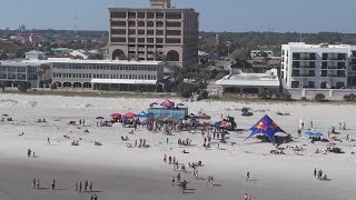 Antisurf surf competition Jacksonville Beach hosts Red Bull Foam Wreckers surf contest [upl. by Croix17]