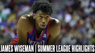 James Wiseman FULL 2023 Summer League Highlights ᴴᴰ [upl. by Russ]