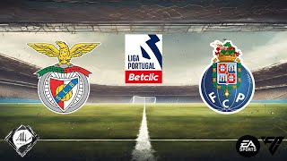 Benfica x FC Porto  11 rodada Campeonato Português 2425  EA FC [upl. by Emeline841]