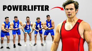 5 Bodybuilders vs 1 Powerlifter [upl. by Shalne578]