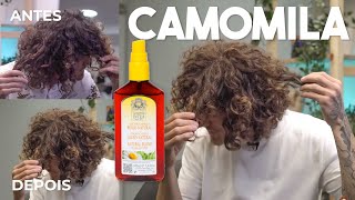 CAMOMILA INTEA  COMO DESCOLORIR O CABELO EM CASA [upl. by Orion]