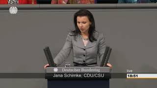 Jana Schimke Änderung des SGB XII Sozialhilfe Bundestag 15102015 [upl. by Esiom]