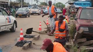 SOCIÉTÉ le 4e arrondissement de PortGentil soumis aux opérations dassainissement [upl. by Htebaile]