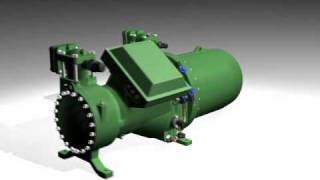 BITZER Compact Screw Compressor Sequenz 17 [upl. by Nellir]