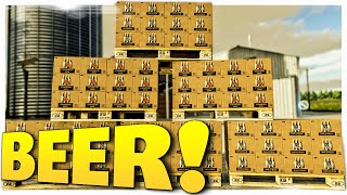 BREWERY  Making the Finest Craft BEER  Farming Simulator 22 Gameplay [upl. by Ardis]