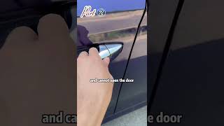 Do you also know what the car door handle doesdriving tips howto manual skills car [upl. by Annaesor]