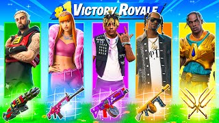 The RANDOM MUSIC ICON Challenge in Fortnite [upl. by Lemaceon330]