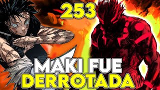 ⚡ ¡MAKI NO DURA NADA ¡KUSAKABE VS SUKUNA  JUJUTSU KAISEN 253 [upl. by Akineg]