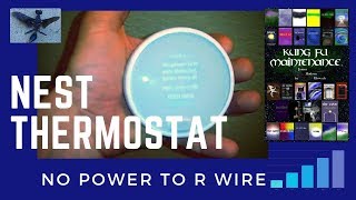 Nest Thermostat Says No Power To Red Wire Heater Will Not Work [upl. by Kenrick636]