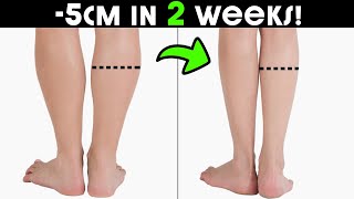 Get Slim Calves in 2 WEEKS 10 Min Stretch Routine  Do This EVERYDAY No Equipment [upl. by Leoy]