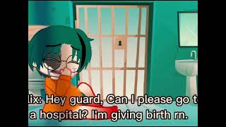 Felix gives birth in jail Gc Gacha mpreg gachaclub [upl. by Quintana297]