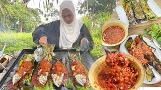 IKAN BAKAR CICAH AIR ASAM PADUU KAW  SEDAP DAN WANGI MCAM KAT KEDAI  Grilled Fish [upl. by Pressey]