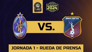 Rueda de Prensa pospartido  LigaFUTVEBancoDeVenezuela  La Guaira vs Monagas [upl. by Rinaldo]