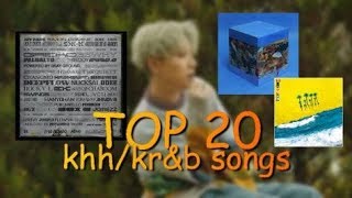 my top 20 khhkrampb songs of 2018 [upl. by Grevera256]