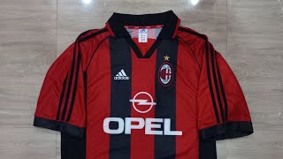 Review jersey original Ac milan 1998 [upl. by Snowman]