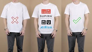 Every Uniqlo TShirt Compared 6 Different Styles [upl. by Anuahsar542]