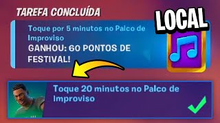 COMO ENTRAR NO PALCO DE IMPROVISO FORTNITE FESTIVAL THE WEEKND [upl. by Fogg]