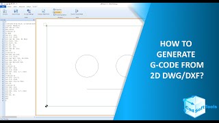 How to generate Gcode from 2D DWGDXF [upl. by Corby]