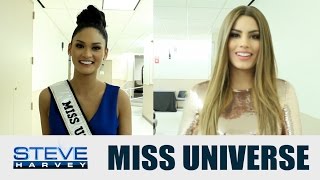 Do Miss Universe and Miss Colombia forgive Steve  STEVE HARVEY [upl. by Bullard336]