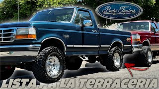 LEVANTADA‼️ 1994 Foringa Ford F150 Levantada 4” con Llanta 33x1250R15  Foringas Beto Trokas [upl. by Hertzog]