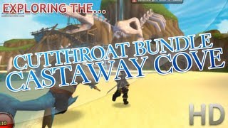 Pirate101 Cutthroat Bundle  Exploring the Castaway Cove amp Redeeming Cutthroat Bundle Items HD [upl. by Fuhrman280]