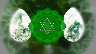 DOUBLE HEART CHAKRA HEALING with Crystal ➤ Moss Agate Frequency [upl. by Ynehteb]