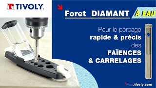 Percer facilement et sans casse les faïences et carrelages avec le FORET A EAU TIVLY [upl. by Otrevire]