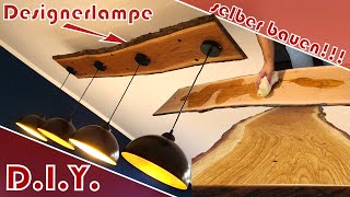 Designer Lampe DIY │ Esstisch Beleuchtung ohne viel Werkzeug [upl. by Rafaela]