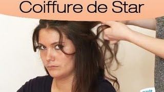 Coiffure  Un chignon tressé à la Jessica Alba [upl. by Nayra]