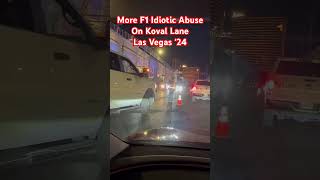 F1 Construction 🚧 is abusing rights on Koval Lane Las Vegas 2024 [upl. by Willy]